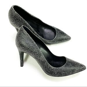 All Saints Lena Crackle Leather Pumps